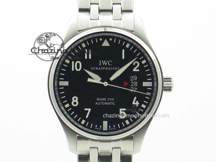 MIROTIME 0509 RelaxedFit Big Pilot Real PR IW500435 “Muhammad Ali” ZF Best Edition On Black Leather Strap A 7295